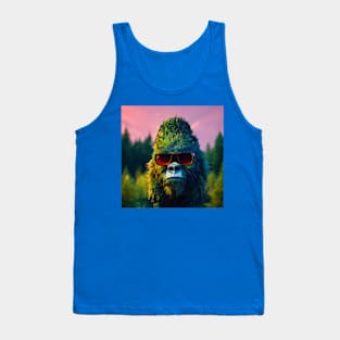 Dope Sasquatch in Nature Tank Top